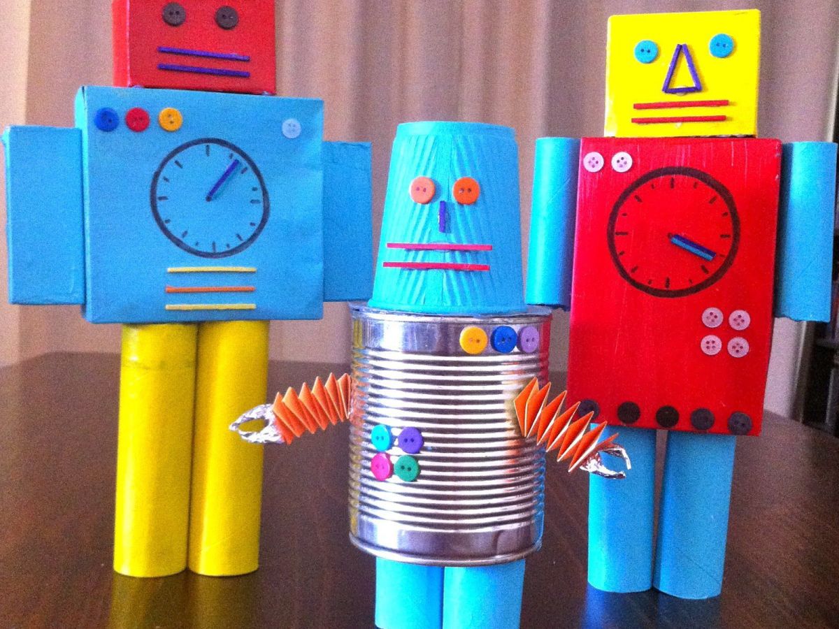 Faça Você Mesmo: Como Construir um Robô Simples com Materiais&nbsp;Recicláveis